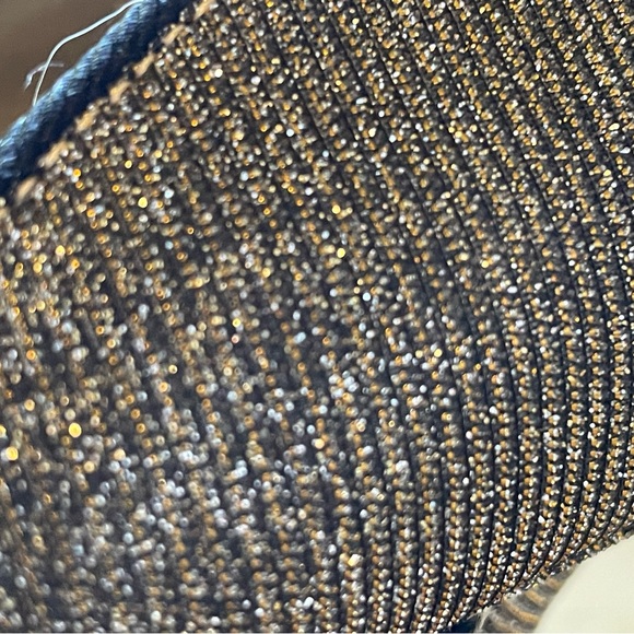 Adrienne Vittadini silver/gold sparkly Bow Pump Size 8.5 - Picture 10 of 14